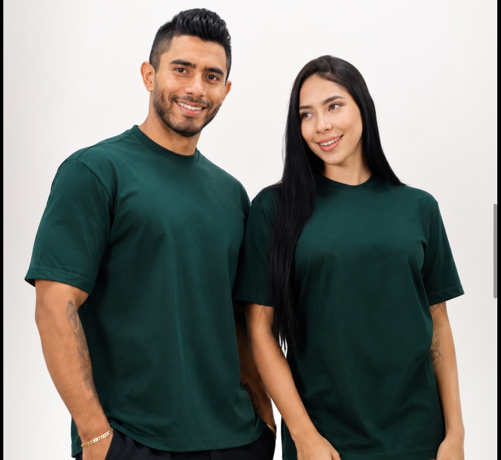Camiseta algodón cuello redondo unisex